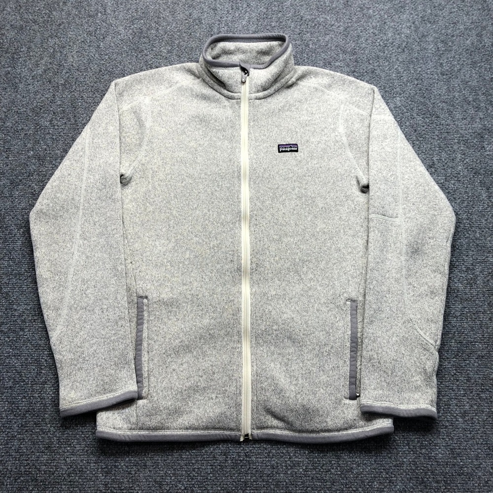 Patagonia Better Sweater Jacket Womens Medium Gray Full Zip Fleece